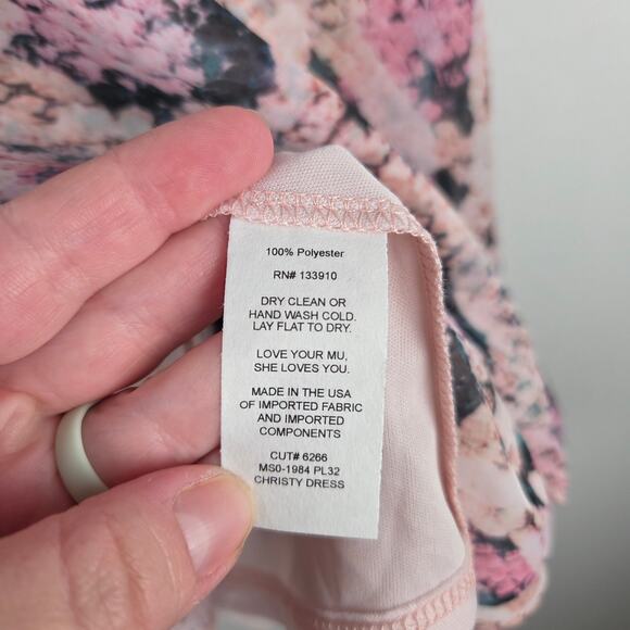 Show Me Your Mumu Christy Mini Dress Large Pink Python Spaghetti Strap‎ Festival - Picture 8 of 8